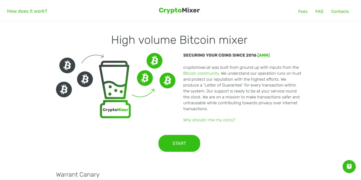 CryptoMixer Bitcoin mixer logo