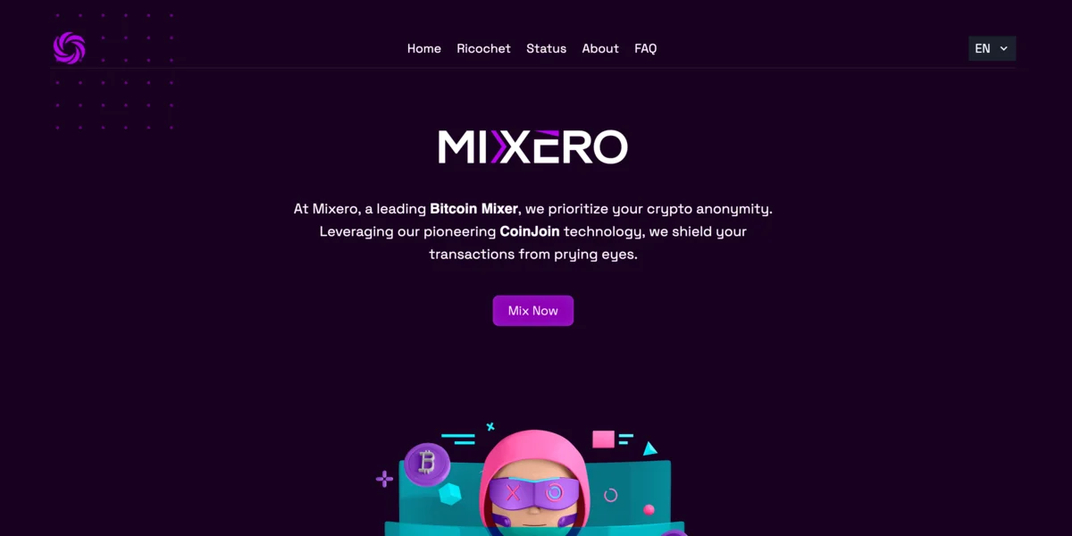 Mixero crypto mixer logo