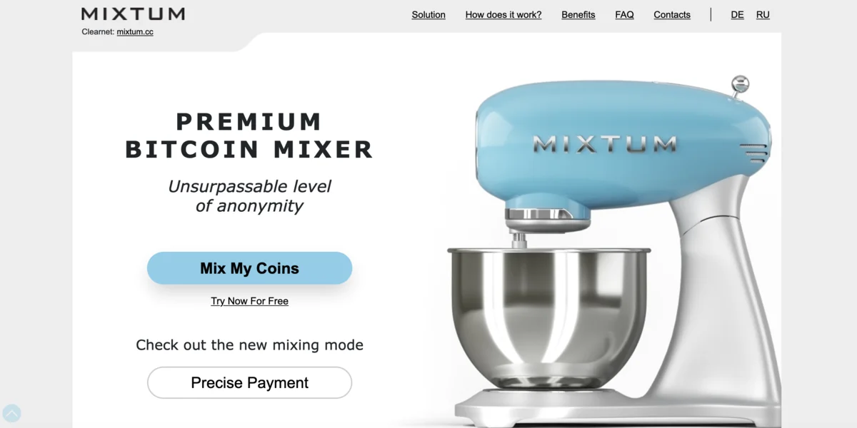 Mixtum Bitcoin tumbler logo