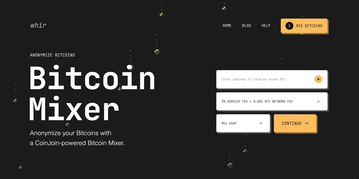Whir Bitcoin CoinJoin logo
